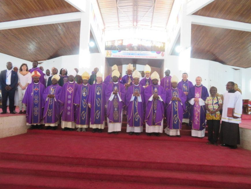 Messe de clôture présidée par Son Éminence Fridolin Cardinal AMBONGO, archevêque de Kinshasa et président du Symposium des Conférences Épiscopales d’Afrique et de Madagascar (SCEAM)